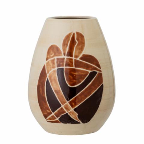 Jona Vase, Brown, Stoneware