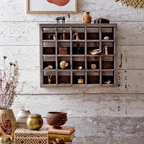 Jona Vase, Marron, Grès