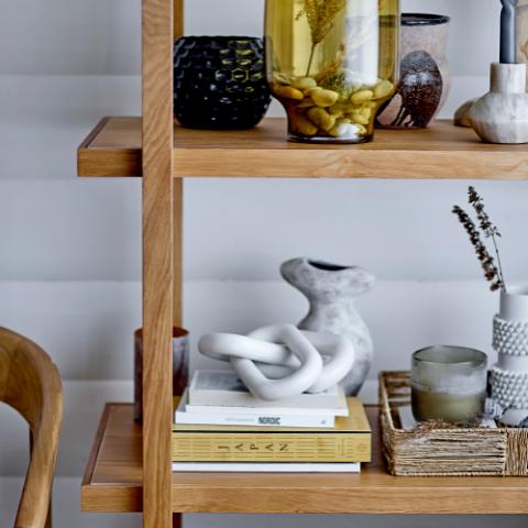 Nori Deco Vase, Grey, Terracotta