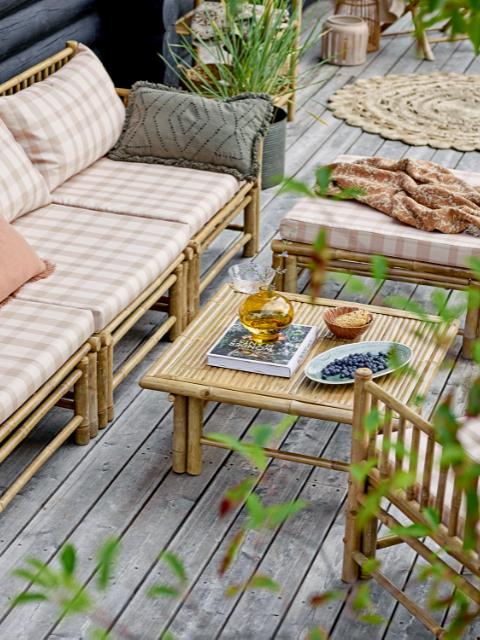 Korfu Lounge Chair, Nature, Bamboo