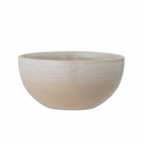 Taupe Bowl, Grey, Stoneware