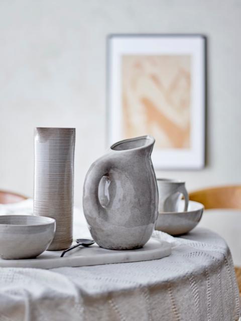 Taupe Bowl, Grey, Stoneware