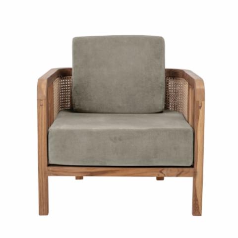 Felucca Lounge Chair, Green, Teak