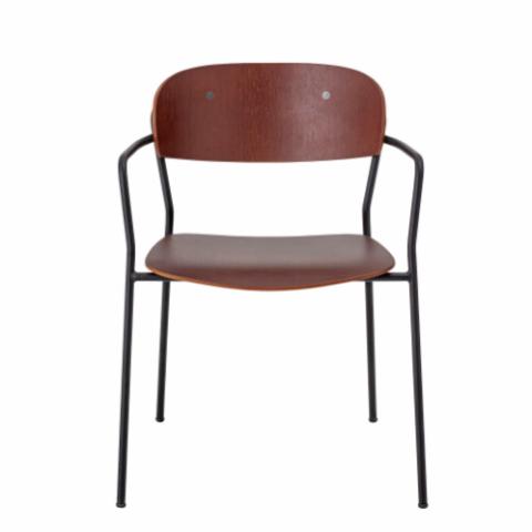 Piter Dining Chair, Brown, Plywood