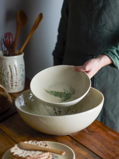 Bea Bowl, Nature, Stoneware