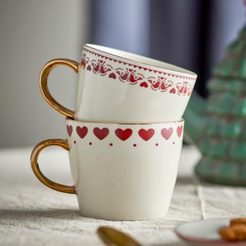 Jolly Becher, Bunt, Steingut