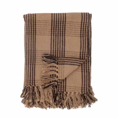 Robbi Throw, Brown, Recycled Cotton