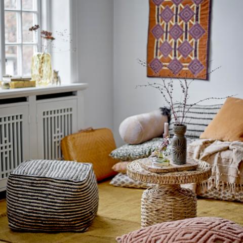 Katrin Cushion, Brown, Recycled Cotton