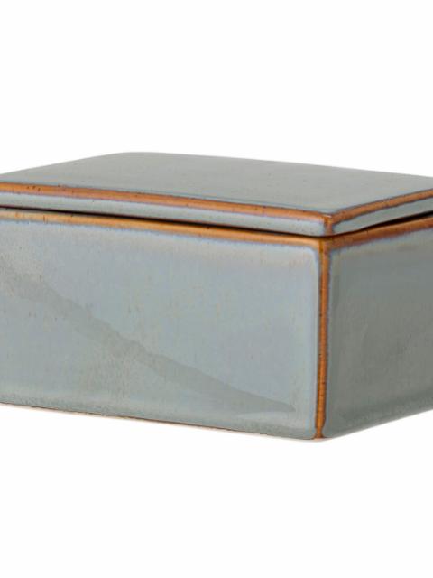 Pixie Butter Box, Green, Stoneware
