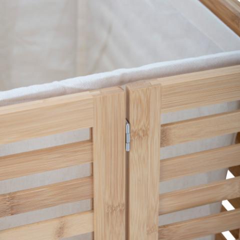 Aden Laundry Basket, Nature, Bamboo