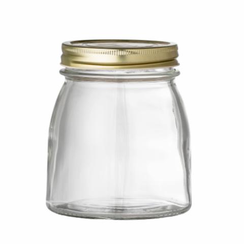 Soma Jar w/Lid, Clear, Glass