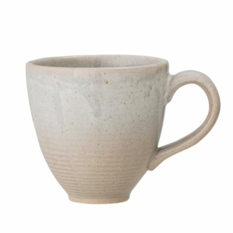 Taupe Cup, Grey, Stoneware