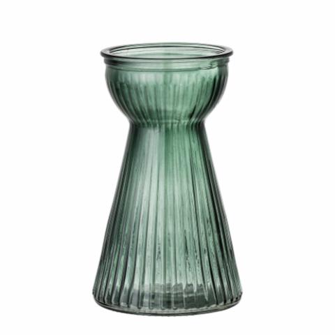 Adriane Vase, Grün, Glas
