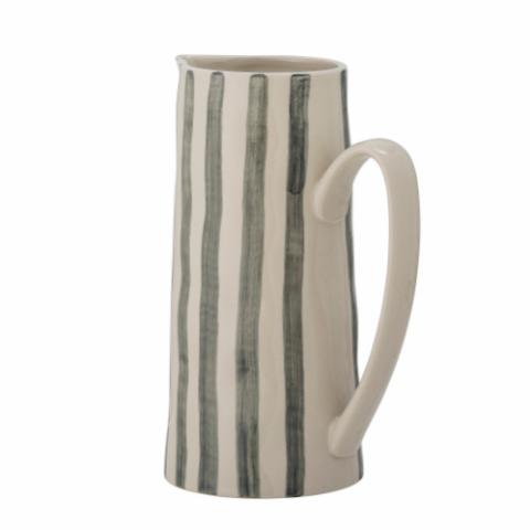 Begonia Jug, Green, Stoneware