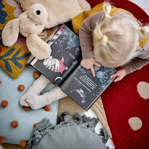 Elinna Coussin, Blue, Coton