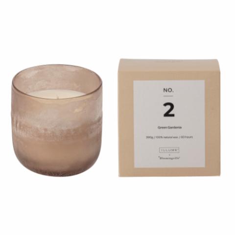 NO. 2 - Green Gardenia Scented Candle, Rose, Natural Wax