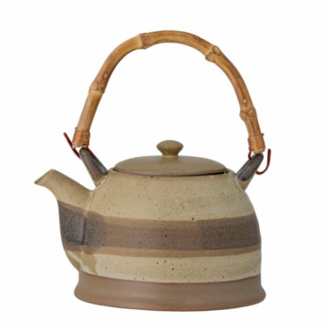 Solange Teapot, Nature, Stoneware