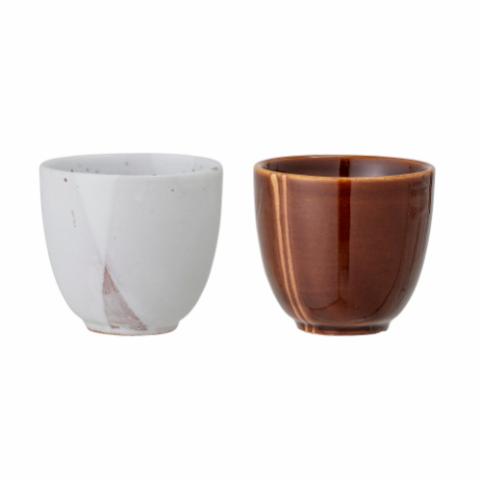 Lotus Cup, Brown, Stoneware