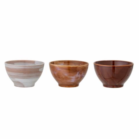 Lotus Bowl, Brown, Stoneware