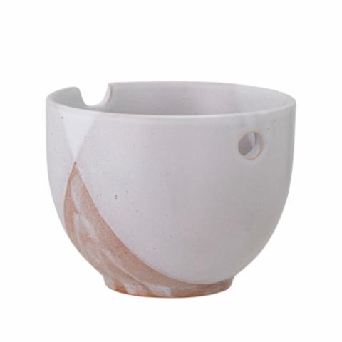 Lotus Bowl, White, Stoneware