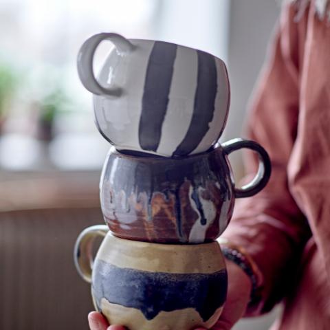 Serina Mug, Noir, Grès