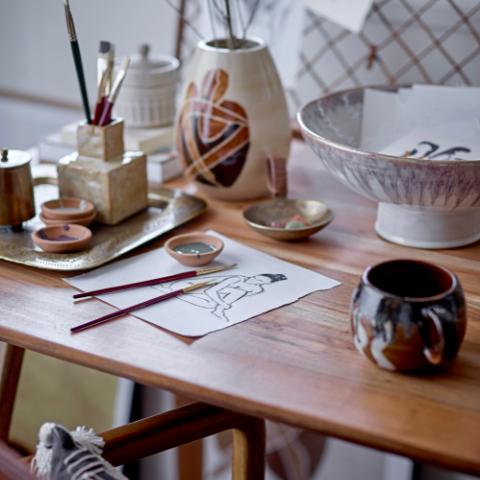 Senna Mug, Marron, Grès