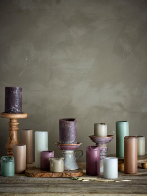 Anja Candle, Brown, Paraffin
