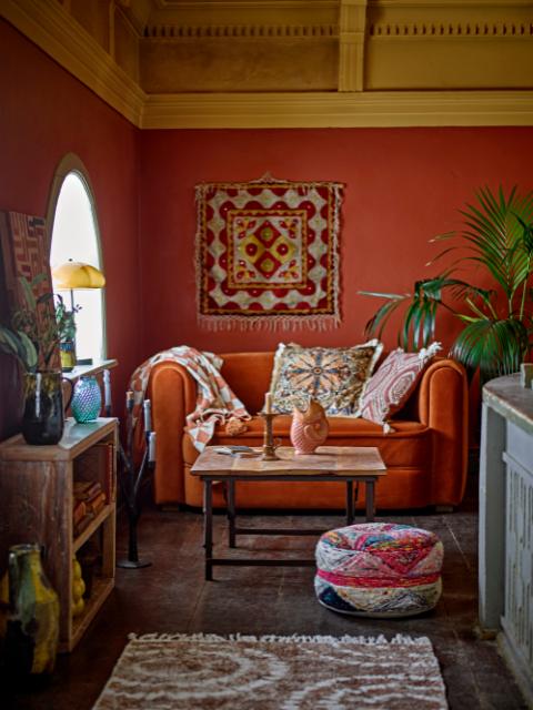 Sada Tapis, Marron, Coton