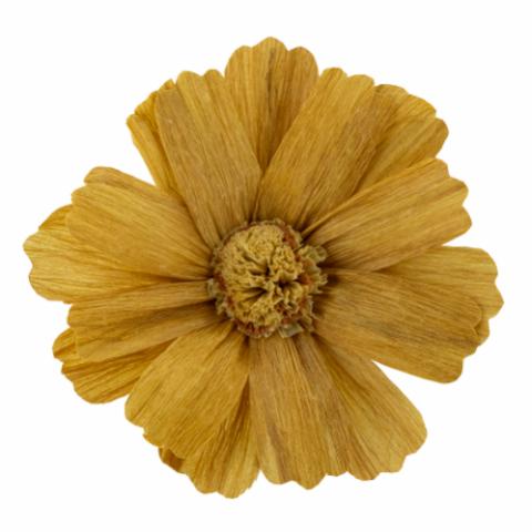 Portia Deco Flower, Yellow, Paper
