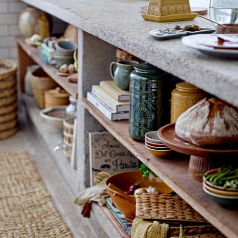 Rani Boîte à beurre, Jaune, Grès