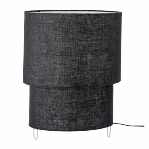 Zalt Table lamp, Black, Linen