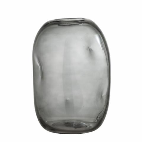 Vinda Vase, Gris, Verre