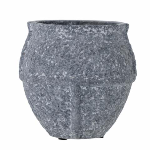 Walle Vase, Grau, Keramik