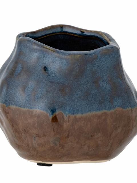 Lotti Vase, Blue, Ceramic