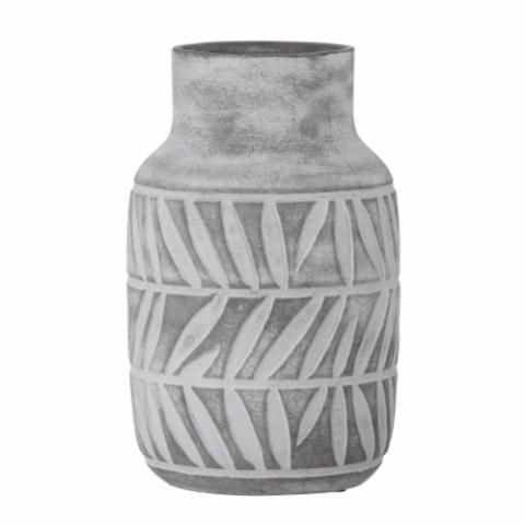 Saku Vase, Grey, Ceramic