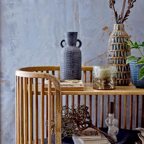 Rane Vase, Gris, Céramique