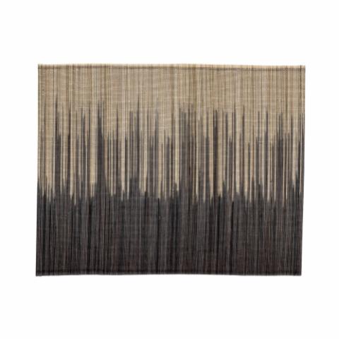 Sabell Placemat, Black, Bamboo