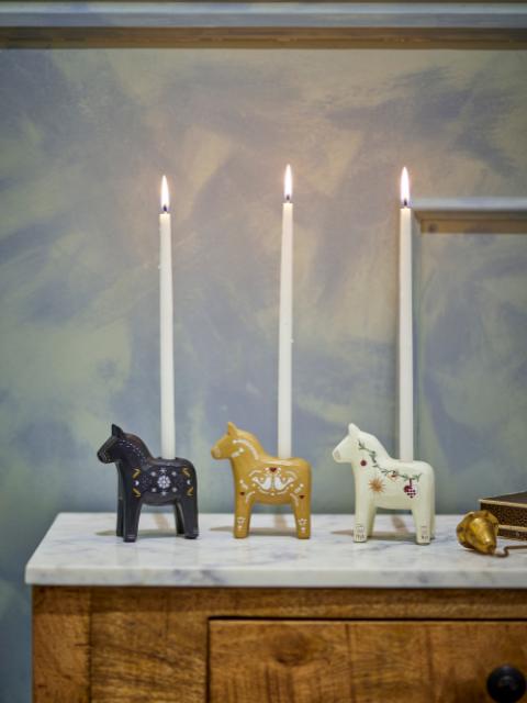 Siffer Candle Holder, Multi, Polyresin