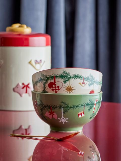 Yule Bowl, Multi, Stoneware