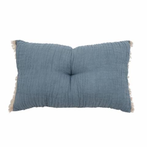 Adita Cushion, Blue, Cotton