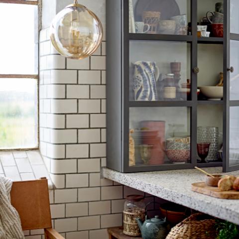 Tone Kabinett, Grau, Tannenholz