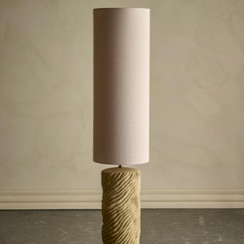 Payah Floor Lamp, Nature, Stoneware