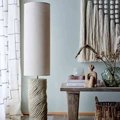 Payah Floor Lamp, Nature, Stoneware