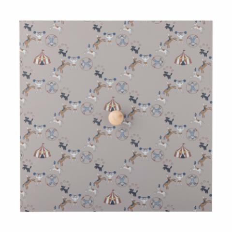 Calle Bücherregal mit Schubladen, Bunt, Paulownia