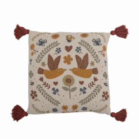 Dorell Cushion, Brown, Recycled Cotton