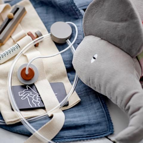 Doran Set de jeu, docteur, Gris, FSC®100%, Hêtre