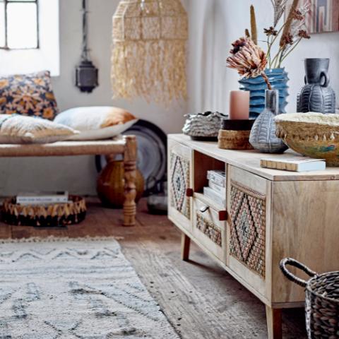 Thrane Wanddekoration, Braun, Leinen