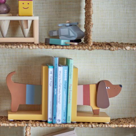 Charlie Serre-livres, Multicolore, FSC®100%, MDF