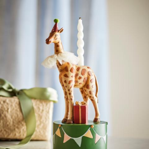 Flor Bougeoir, Multicolore, Polyrésine