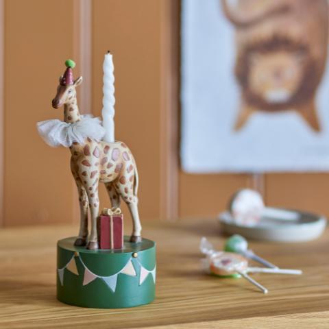 Flor Bougeoir, Multicolore, Polyrésine